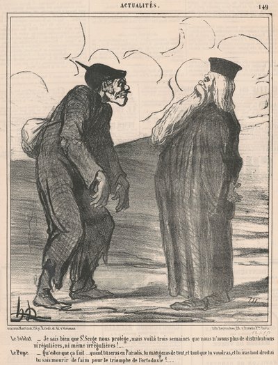 Le soldat...Je sais... - Honoré Daumier