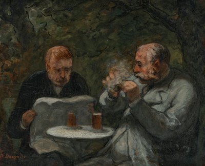 Les buveurs de bière - Honoré Daumier