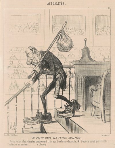 M. Dupin dans ses petits souliers - Honoré Daumier