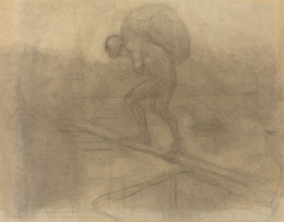 Homme portant un sac - Honoré Daumier