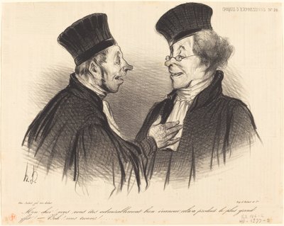 Mon cher! vous vous êtes admirablement... évanoui... - Honoré Daumier