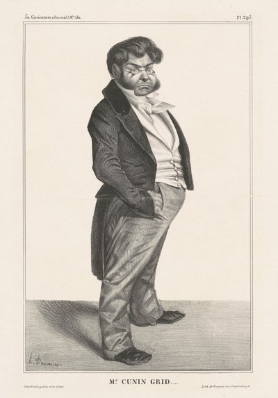M. Cunin Grid...(Cunin-Gridaine) - Honoré Daumier