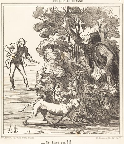 Ne tirez pas!!! - Honoré Daumier