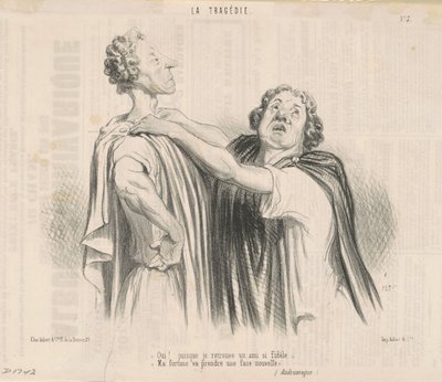 Oui! Puisque je trouve un ami si fidèle ... - Honoré Daumier