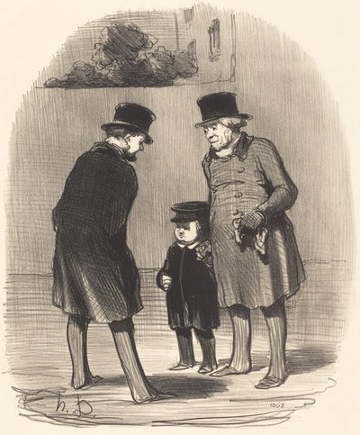 Oui, monsieur Chapuzot... - Honoré Daumier