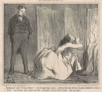 Pardonnez-moi, ô mon dieu! ... - Honoré Daumier