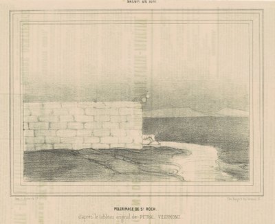 Pèlerinage de Saint Roch - Honoré Daumier