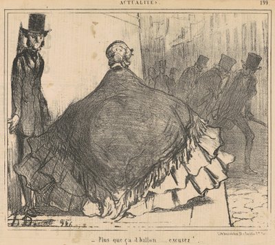 Plus que ça de ballon ... Excusez! ... - Honoré Daumier