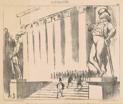 Projet de statues pour orner ... la Bourse - Honoré Daumier