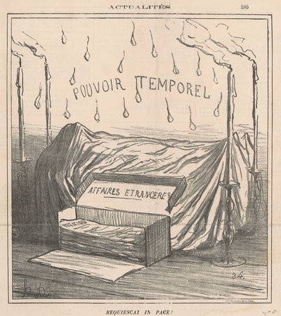 Requiescat in pace! - Honoré Daumier