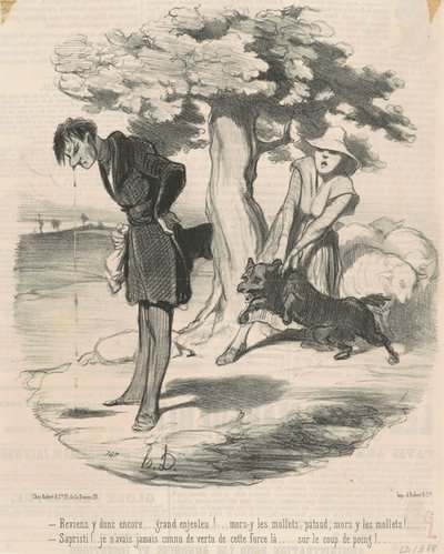 Reviens-y donc encore... grand enjôleur! - Honoré Daumier