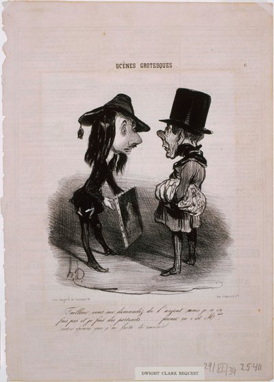 Scènes Grotesques - Honoré Daumier