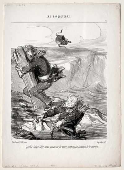 Les banqueteurs, planche 9 : Quelle idée pitoyable nous avons... - Honoré Daumier