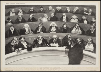 Le Ventre législatif - Honoré Daumier