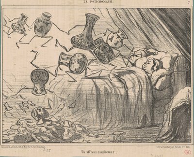 Un affreux cauchemar - Honoré Daumier