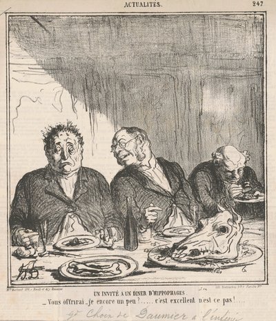 Un invité à un dîner d
