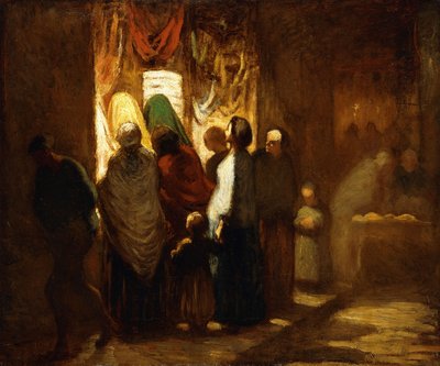 Lèche-vitrine - Honoré Daumier