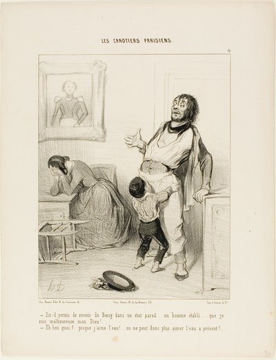"- On ne devrait vraiment pas permettre à un homme établi comme vous de revenir de Bercy dans un tel état.... Je suis si malheureuse, mon Dieu ! - Qu