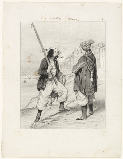 Très bien Rigobert, mon vieil ami..., planche 1 des Canotiers Parisiens - Honoré Victorin Daumier
