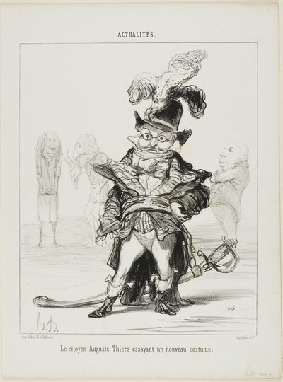 Le citoyen Thiers essayant un nouveau costume, planche 114 d