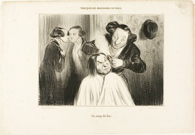 "Feu !", planche 35 de Types Parisiens - Honoré Victorin Daumier