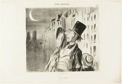 Vue, planche 39 des Types Parisiens - Honoré Victorin Daumier
