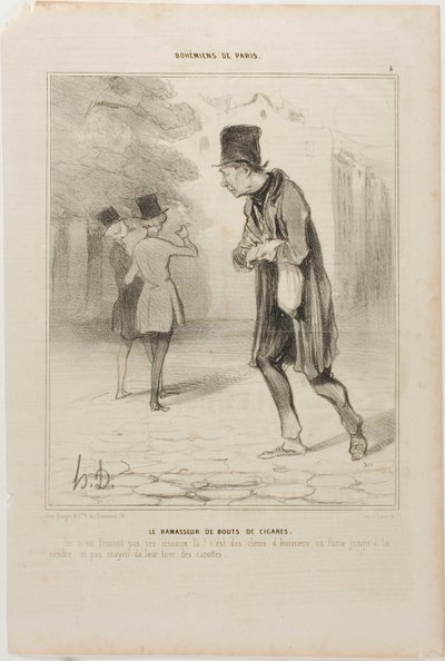 Le collectionneur de bouts de cigares. "Quand est-ce qu