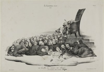 Des sujets très humbles, très obéissants, très soumis et surtout très voraces, planche 136 - Honoré Victorin Daumier