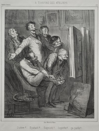 À travers les Ateliers - Honoré Daumier