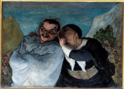 Crispin et Scapin - Honoré Daumier