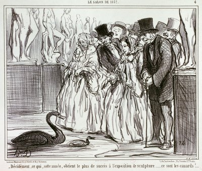 Décidément, ce qui, cette année, obtient le plus de succès à l’exposition de sculpture... / 4. - Honoré Daumier