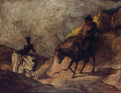 Don Quichotte et Sancho Panza - Honoré Daumier