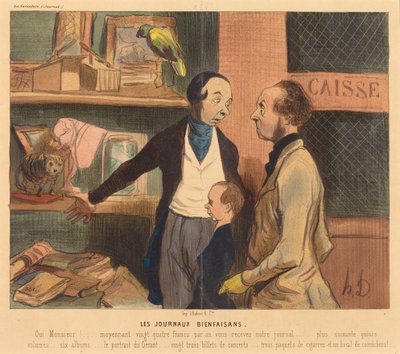 Les Journaux bienfaisants - Honoré Daumier