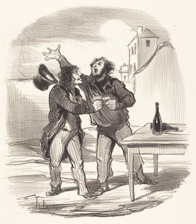 Membre... du dix Décembre prenant le la... - Honoré Daumier