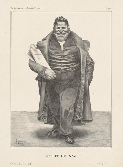 M. Pot de Noz. - Honoré Daumier