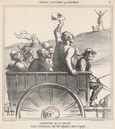 Ouverture de la chasse - Honoré Daumier