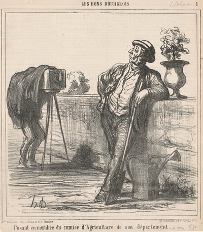 Posant en membre du comice d
