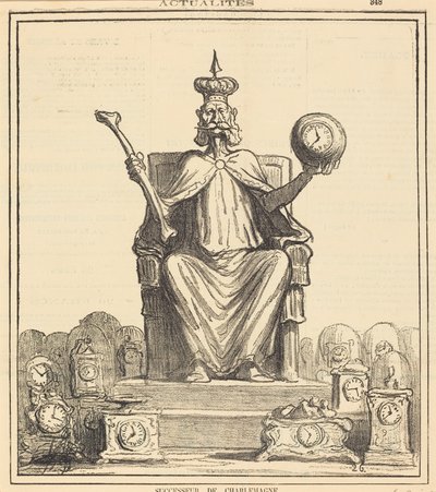 Successeur de Charlemagne - Honoré Daumier