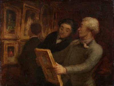 Les amateurs de peinture - Honoré Daumier