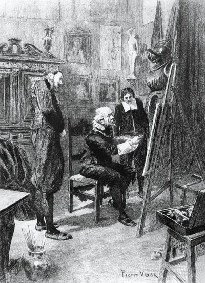 Illustration par Pierre Vidal pour Le Chef-d