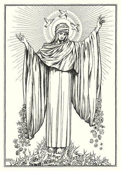 Illustration du Sermon sur la montagne (gravure) - Horace J. Knowles