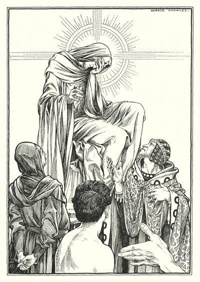 Illustration du Sermon sur la montagne (gravure) - Horace J. Knowles