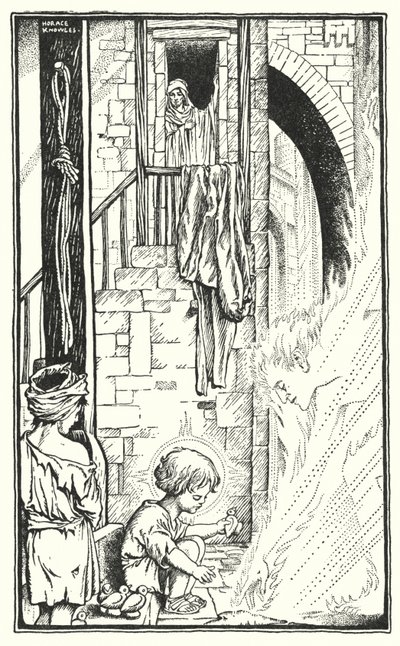 A Nazareth (litho) - Horace J. Knowles