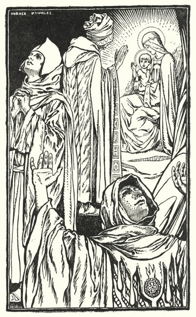 Le puits des rois mages (litho) - Horace J. Knowles
