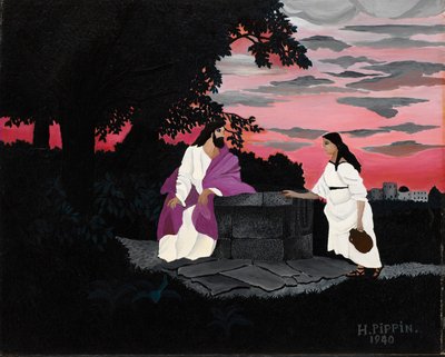 Christ et la femme de Samarie - Horace Pippin