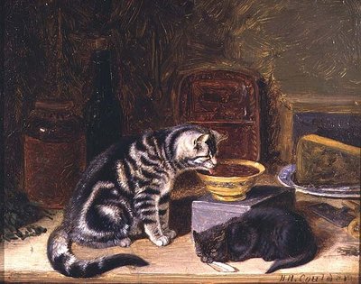 Deux chats - Horatio Henry Couldery