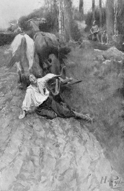 Sur le sentier de la guerre, illustration de 