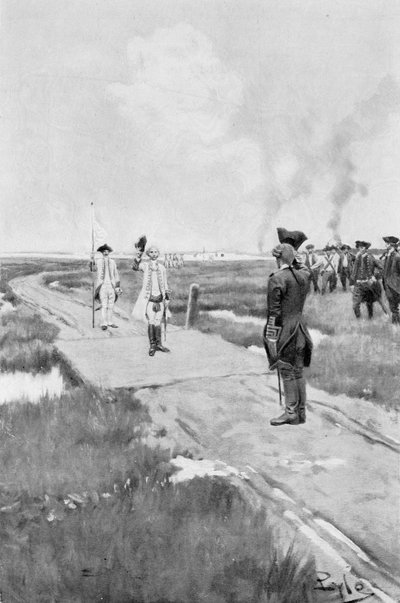 La Capitulation de Louisbourg, illustration de 