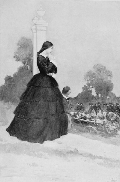 Ils ont amené leurs morts et blessés sur des charrettes de foin, illustration de 