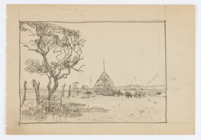 Sans titre (Arbre avec Hayrick) - Howard Russell Butler